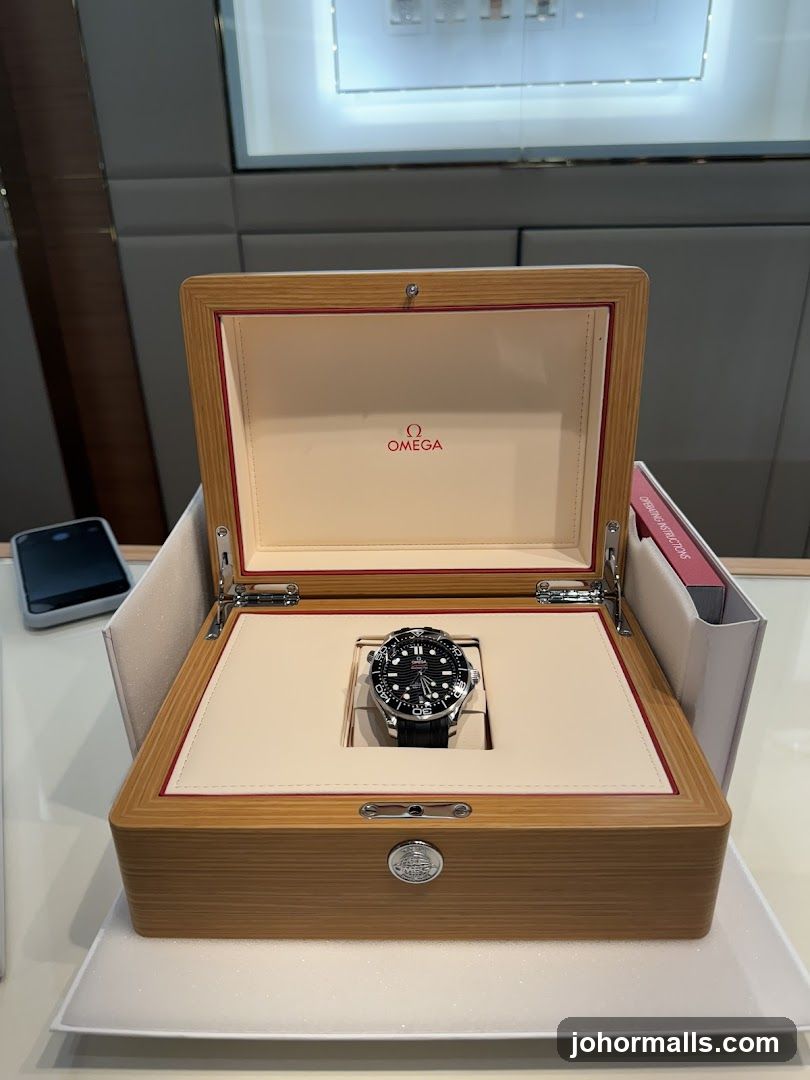 Omega Watch Display