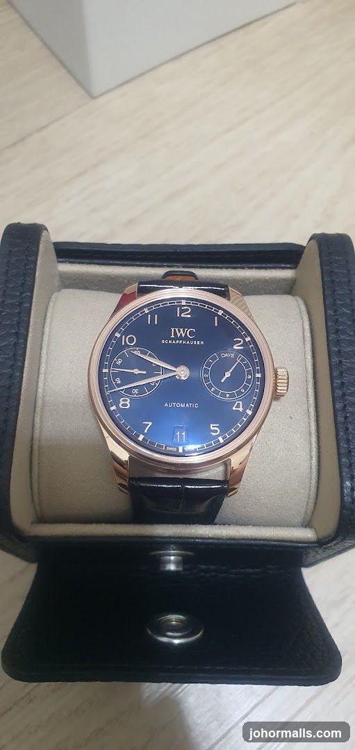 IWC Watch in Display Case