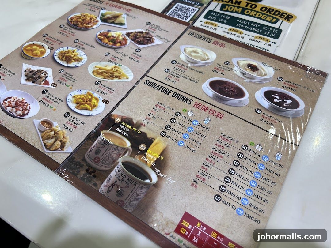 Restaurant Menu