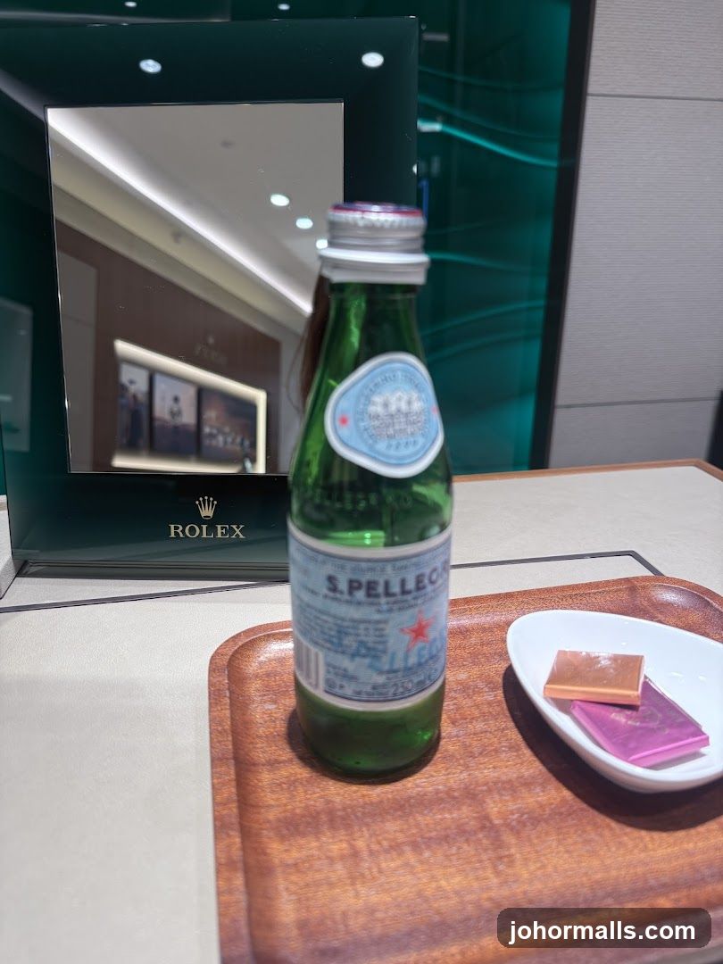 Interior Display with Beverage and Chocolate