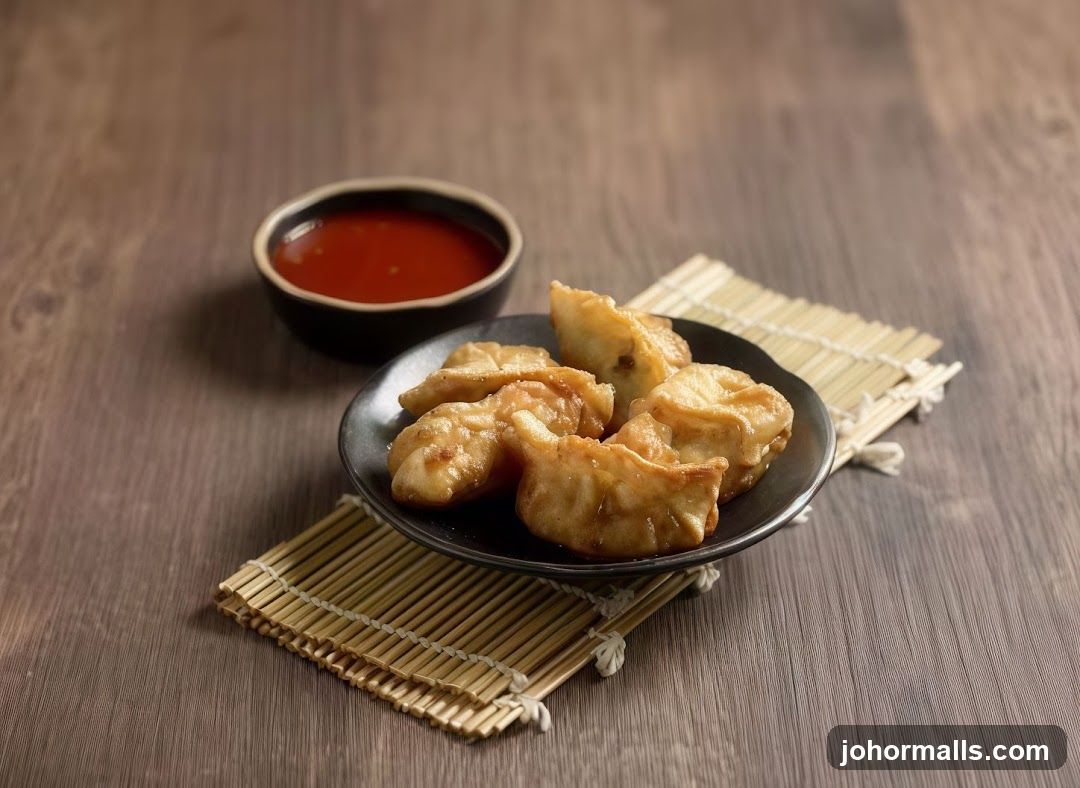 Fried Dumplings with Sauce