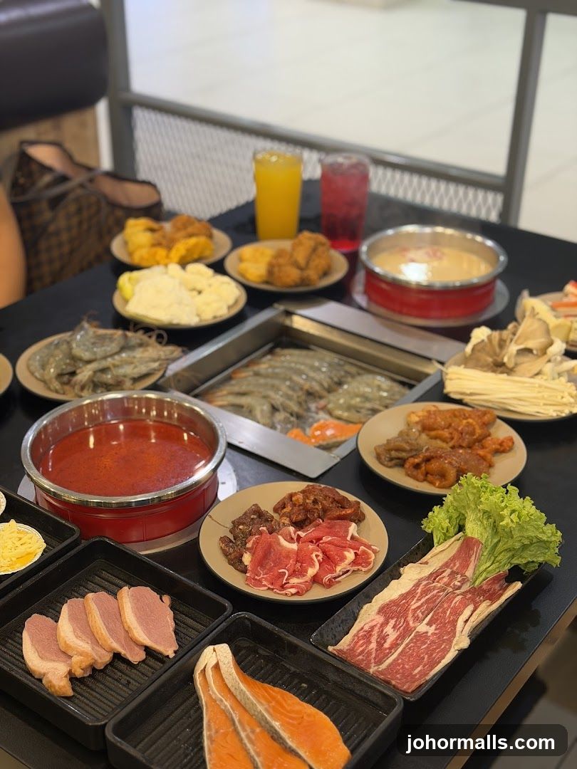 Hot pot dining table