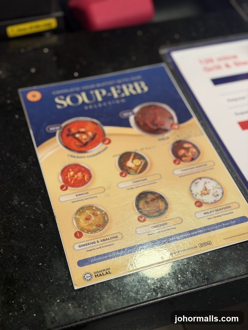 Soup-Erb Selection Menu
