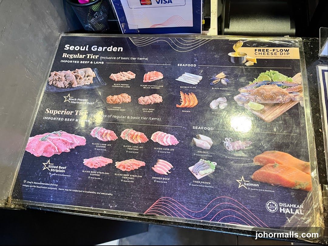 Seoul Garden Menu