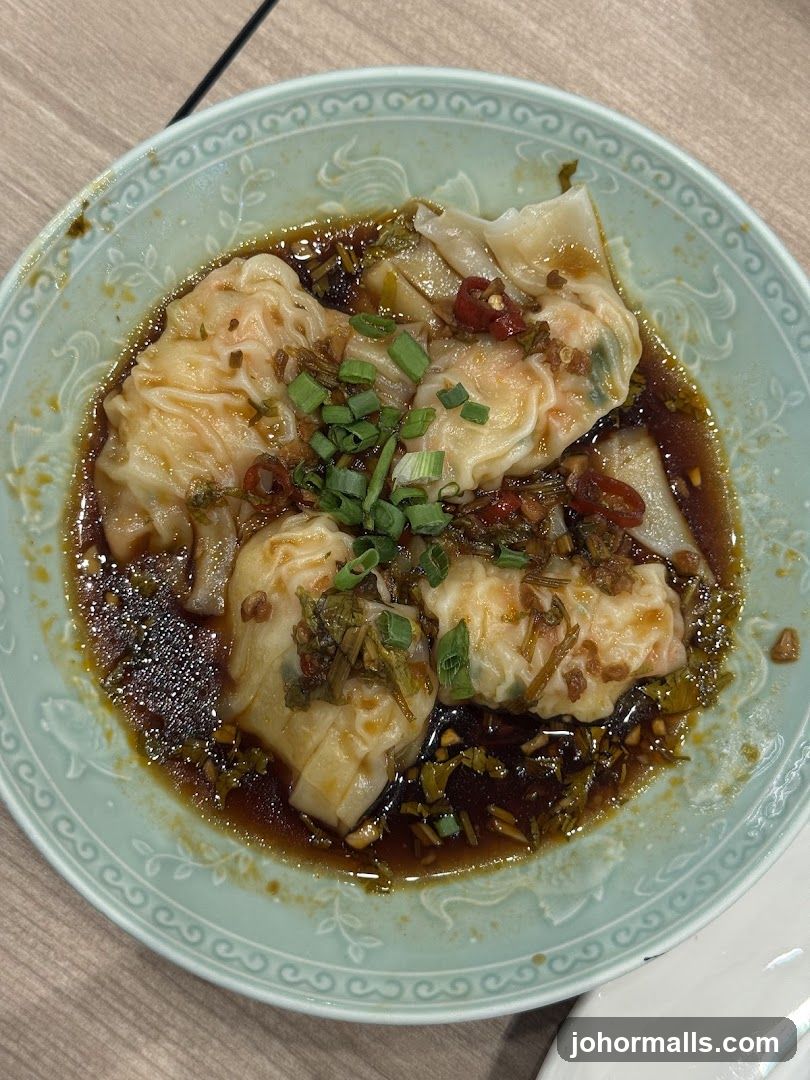 Dumplings in sauce