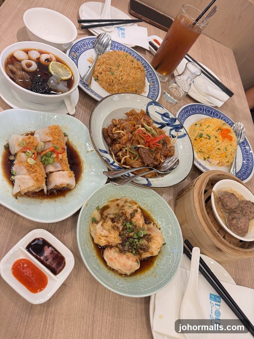 Dessert and Main Course Spread