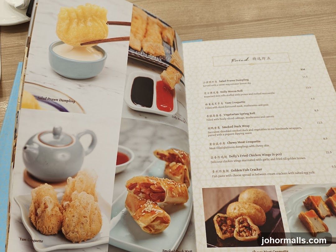 Fried Section of Menu