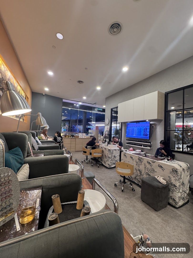 Interior of a nail salon or spa