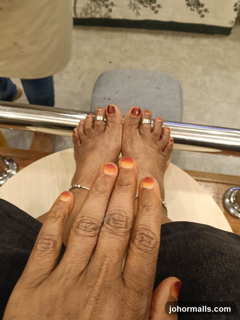 Foot and Hand Close-up