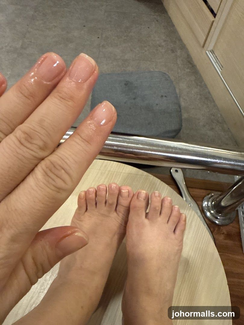 Foot and Hand Close-up