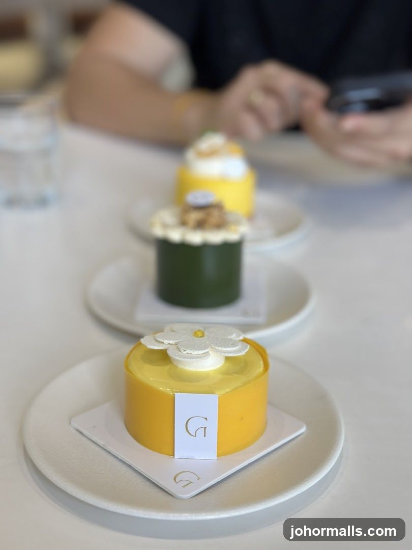 Café Interior with Desserts