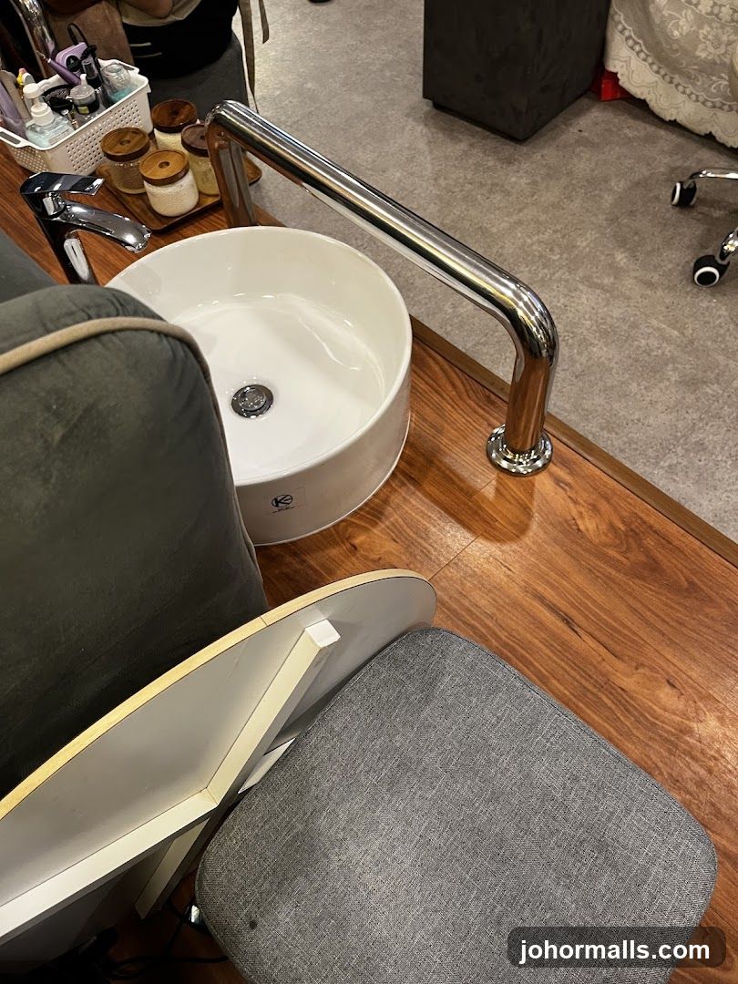 Interior of a beauty or nail salon
