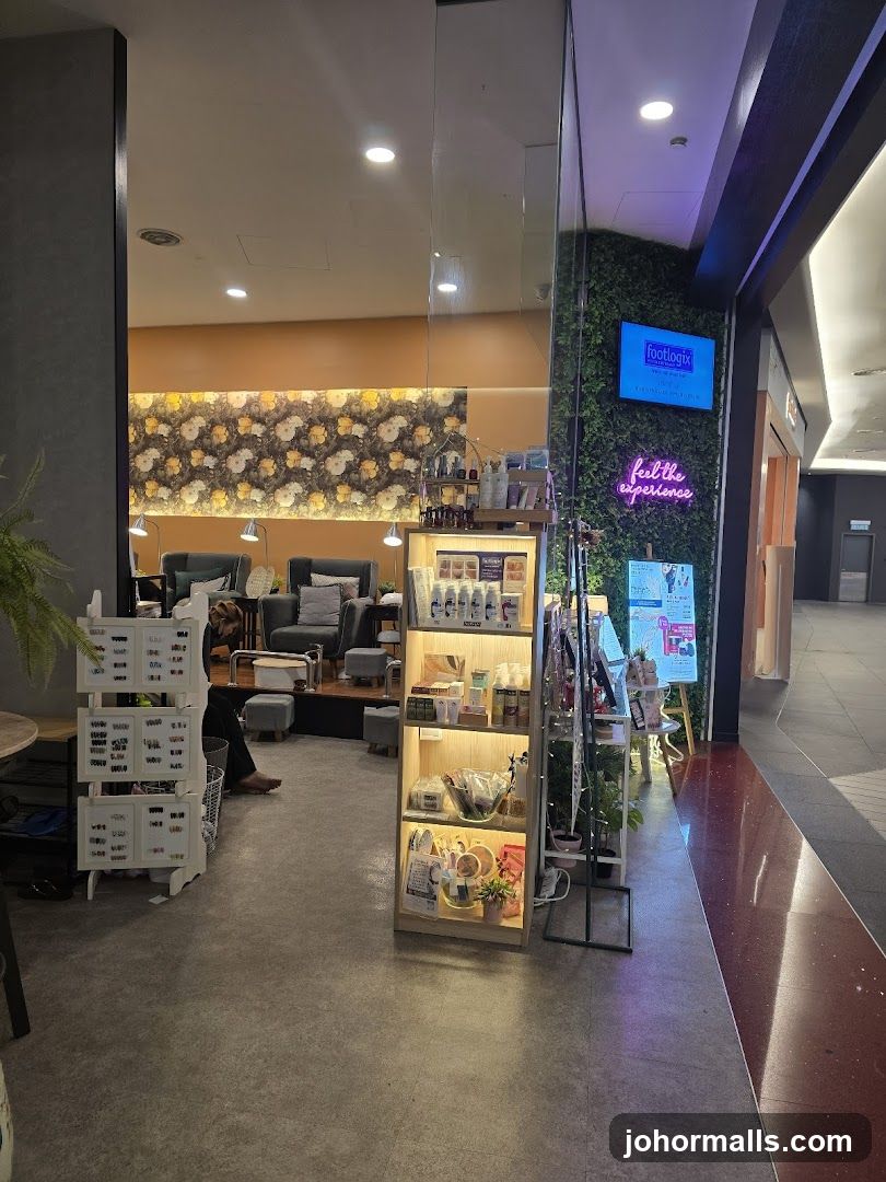 Interior of Footlogix Salon