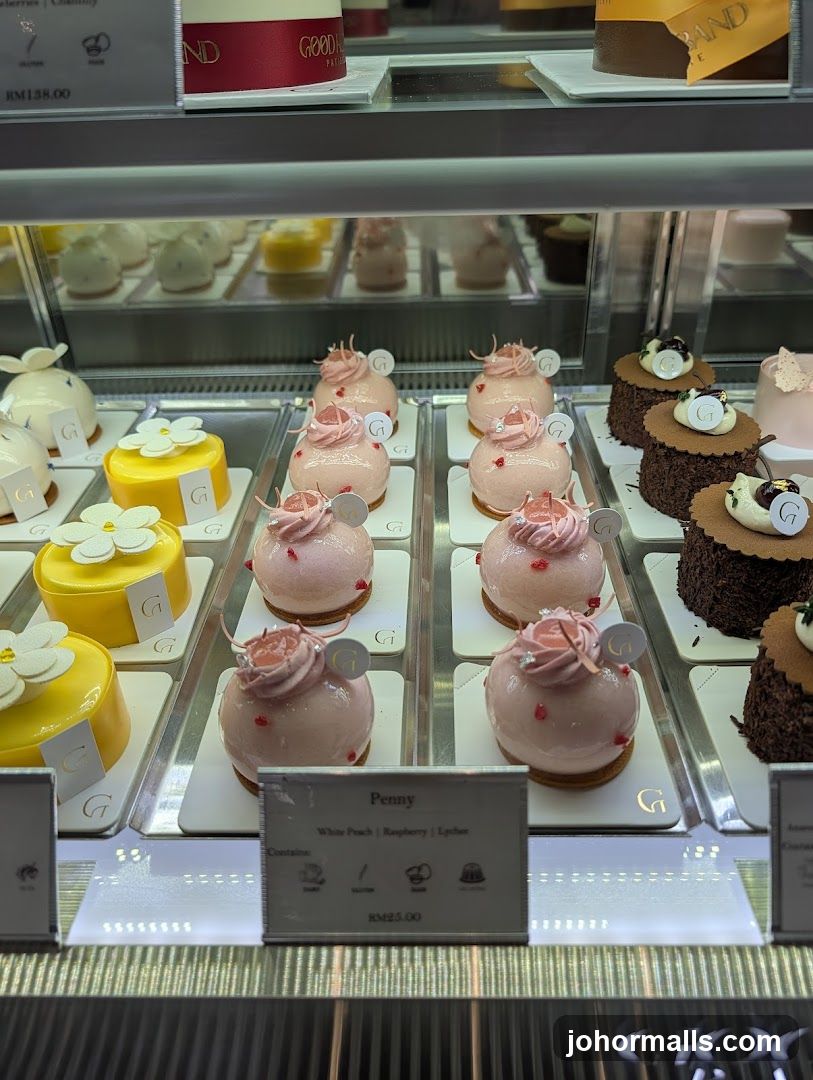 Display Case of Pastries