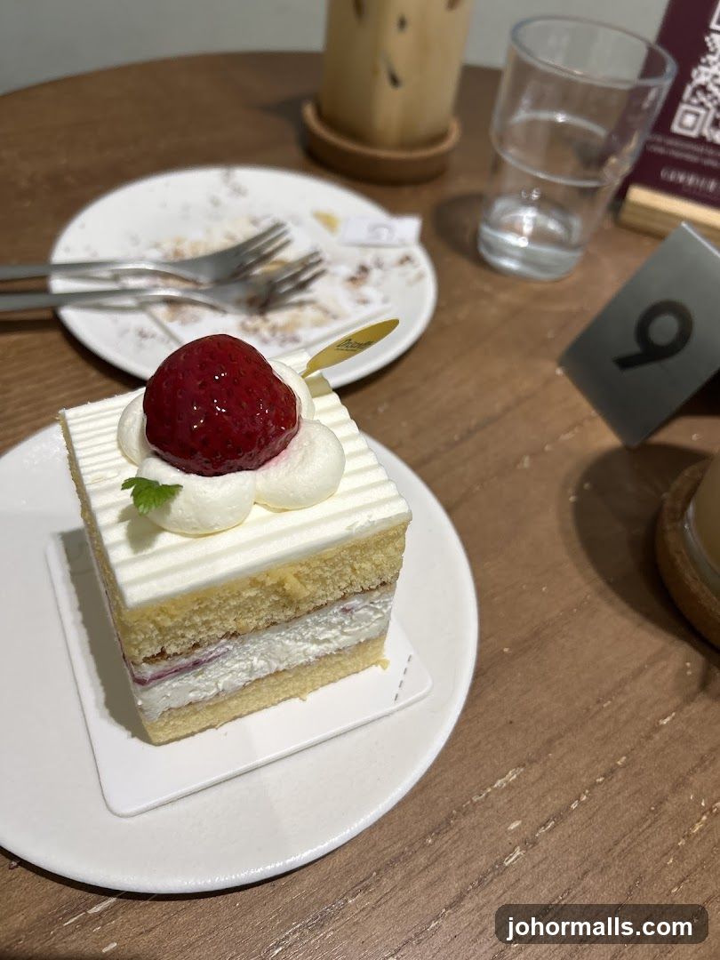 Cafe Interior with Dessert