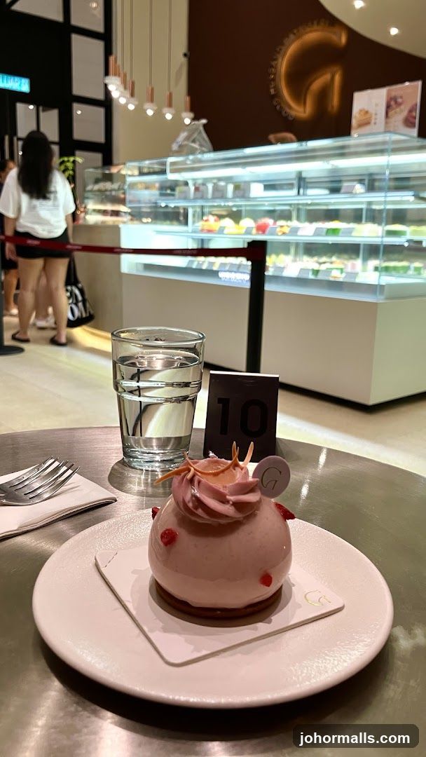 Interior dessert café