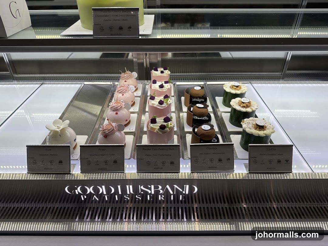 Good Husband Patisserie display case