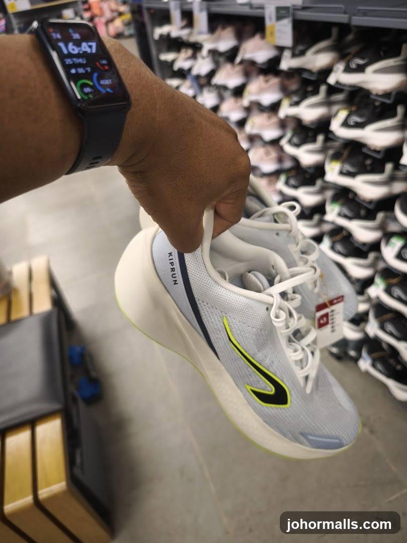 Shoe in store