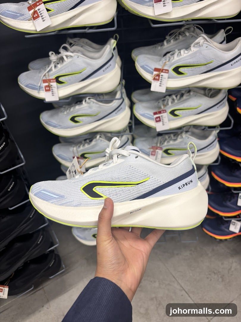 Shoe Display in Retail Store
