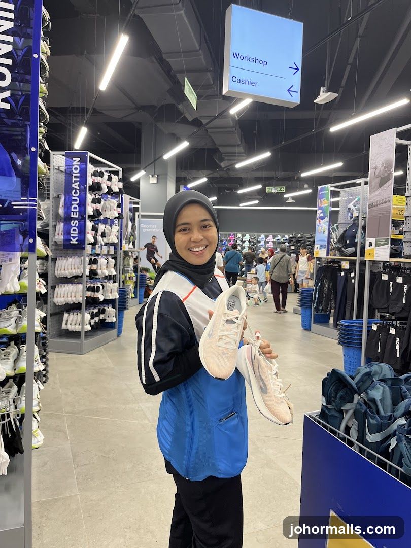 Inside Sports Retail Store