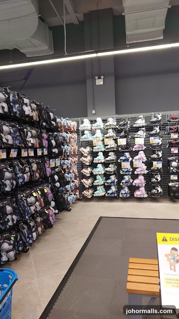 Roller Skates and Protective Gear Store Interior