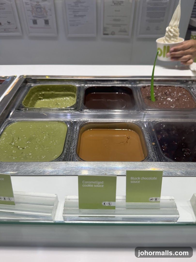 Sauce Selection Counter