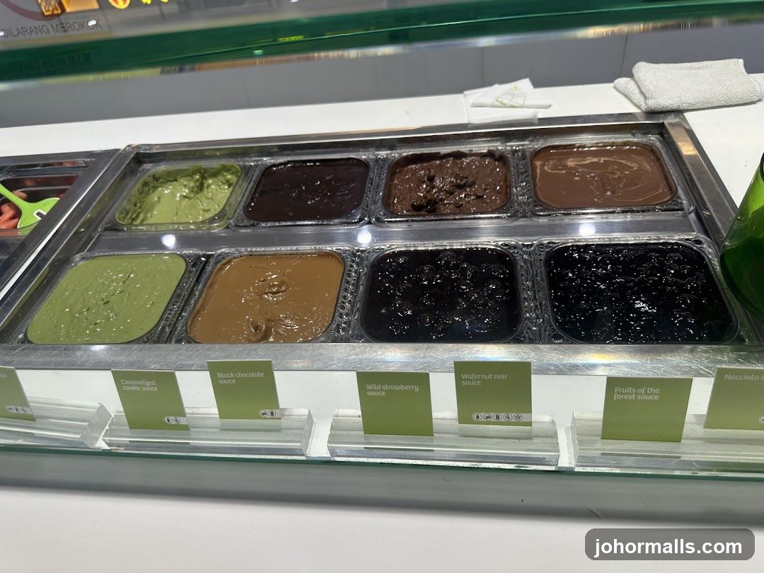 Sauce Selection Display