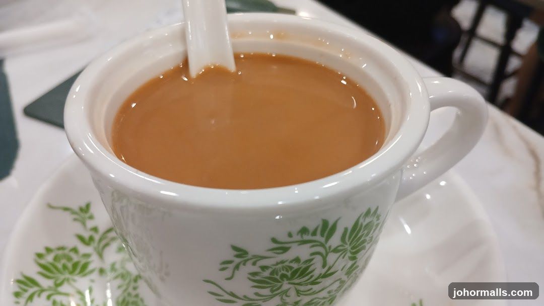 Cup of tea with spoon