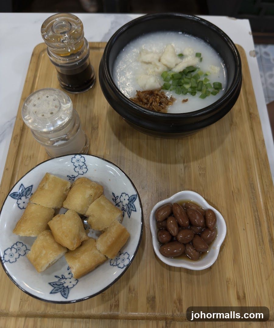 Food served on wooden tray