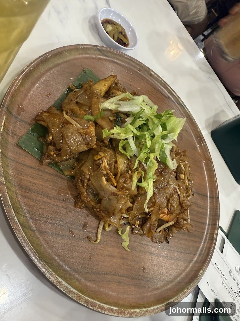 Food served on wooden plate