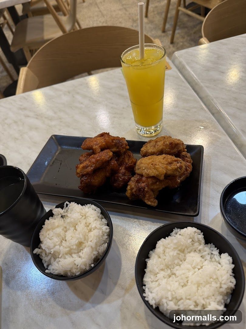 Restaurant Interior Meal Setup