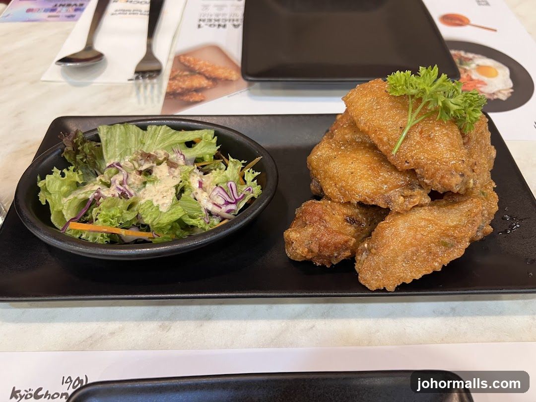 Food served at a restaurant