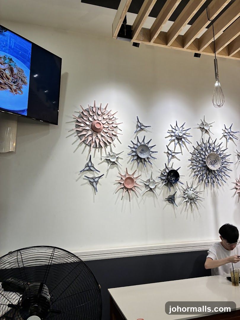 Interior of a restaurant
