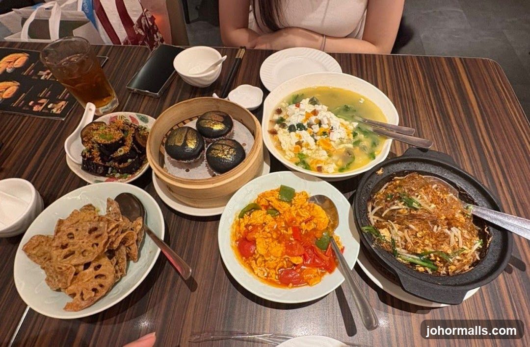 Dinner Table with Chinese Cuisine