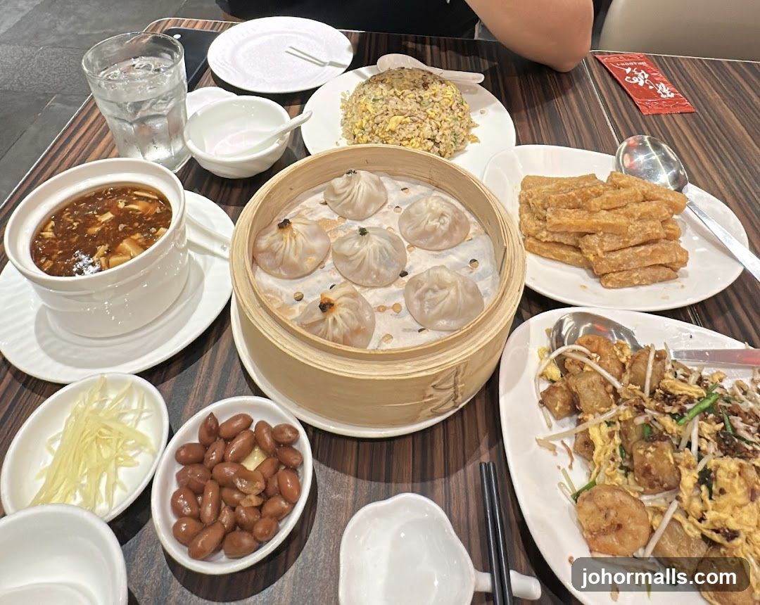 Dining Table with Chinese Cuisine