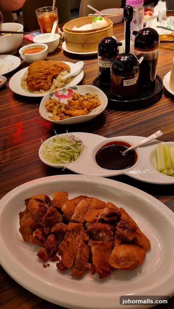 Dining Table with Chinese Cuisine
