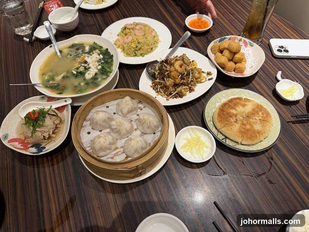 Dining Table with Chinese Cuisine