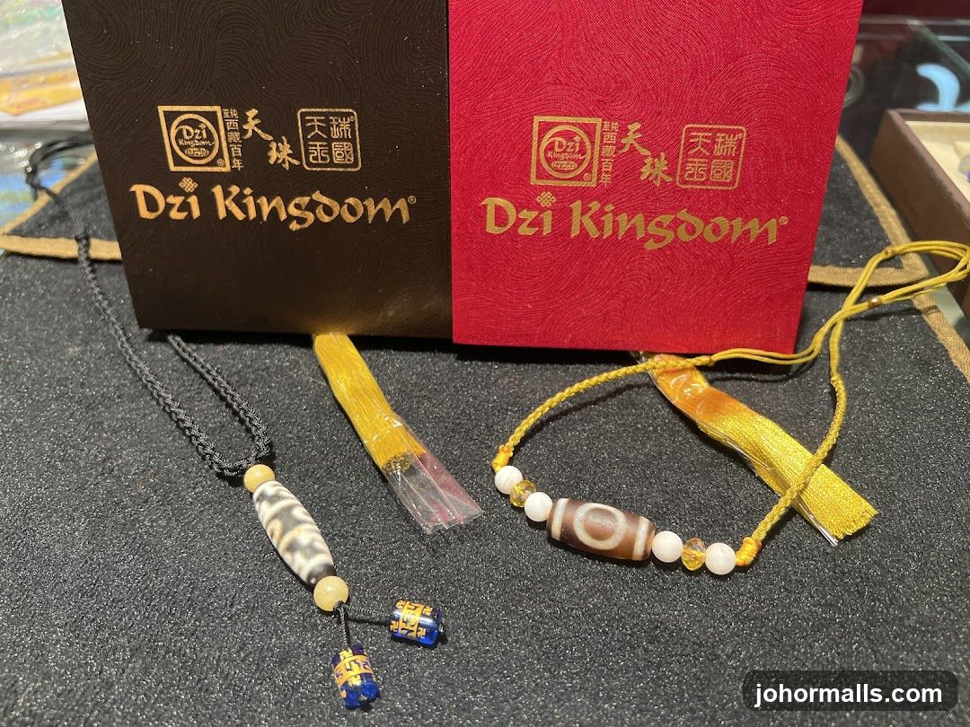 Dzi Kingdom Products Display