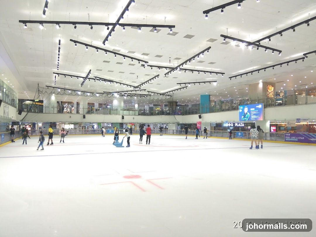 Blue Ice Skating Rink