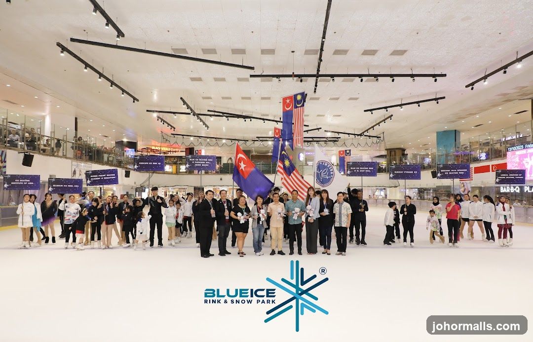 BlueIce Rink & Snow Park Interior Group Photo