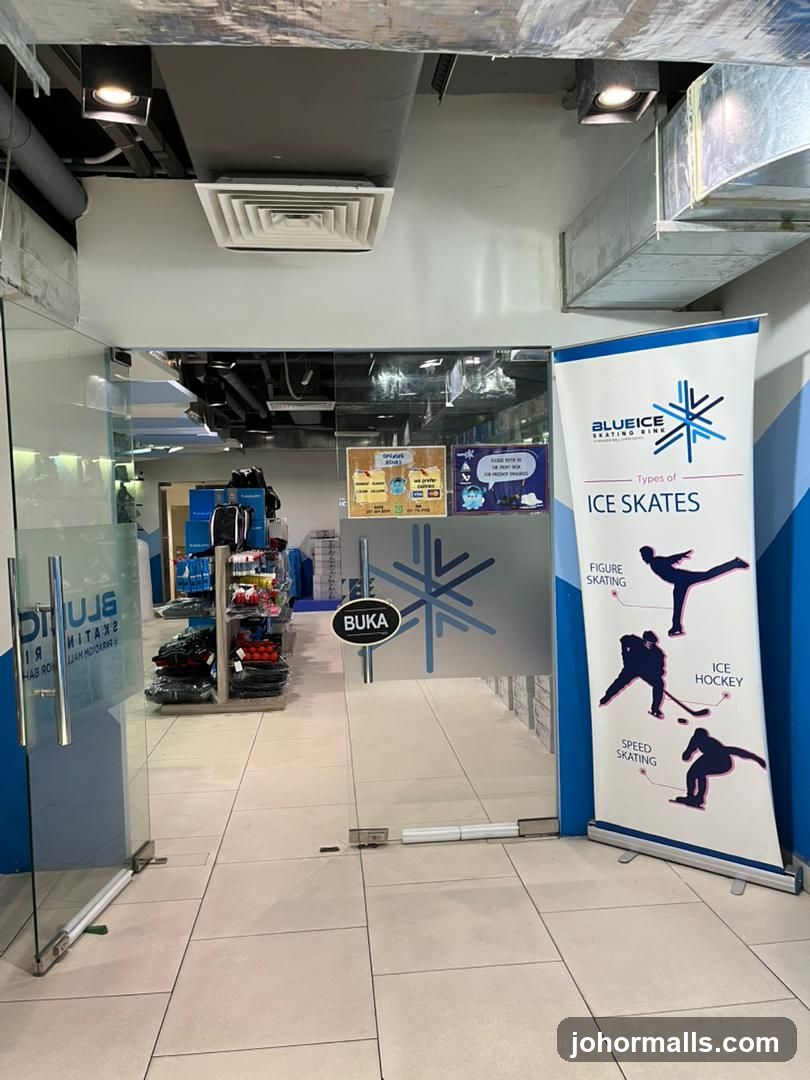 Blueice Skating Rink Entrance