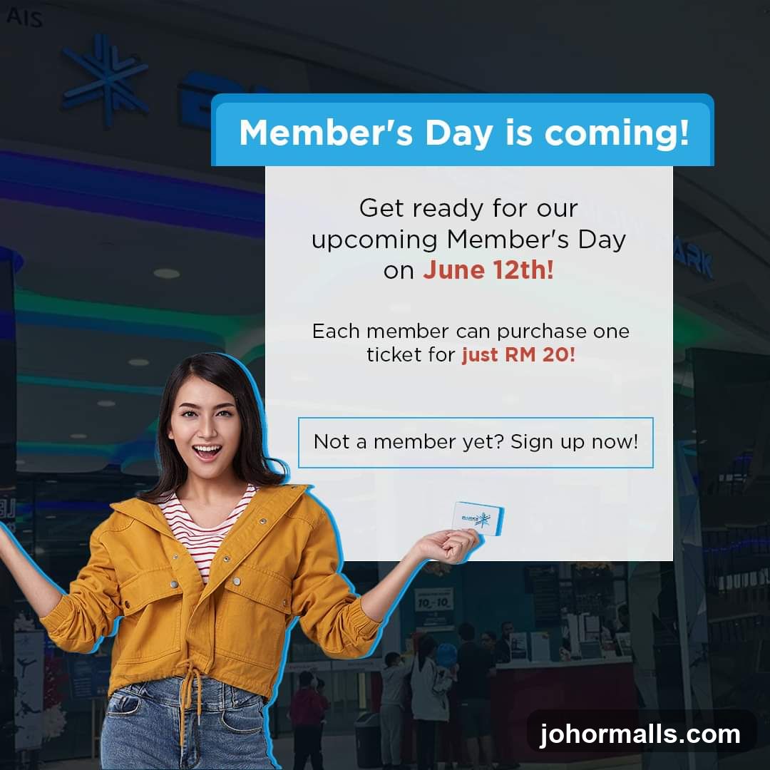 Member's Day Promotion Advertisement