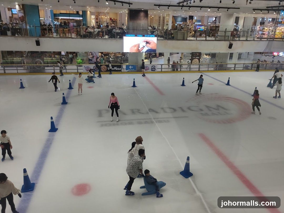 Ice Skating Rink in Shopping Mall
