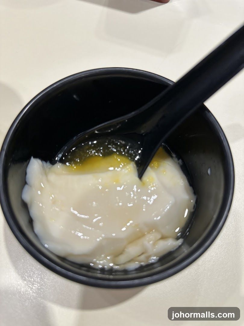 Food Item in Black Bowl