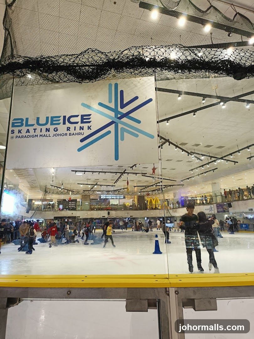 BlueIce Skating Rink at Paradigm Mall Johor Bahru