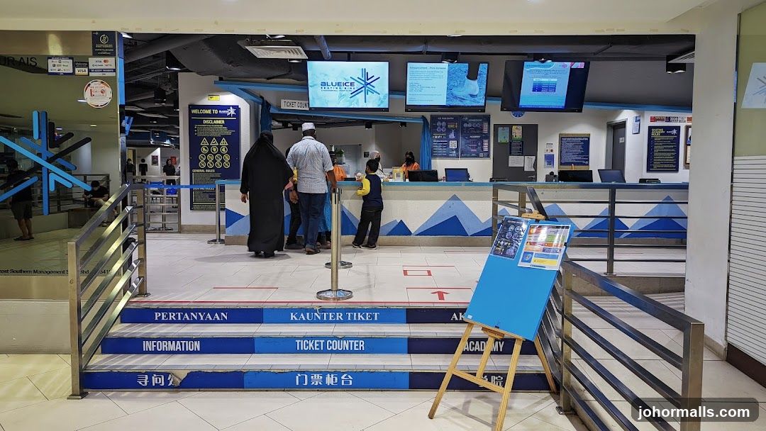BlueIce Ticket Counter Interior