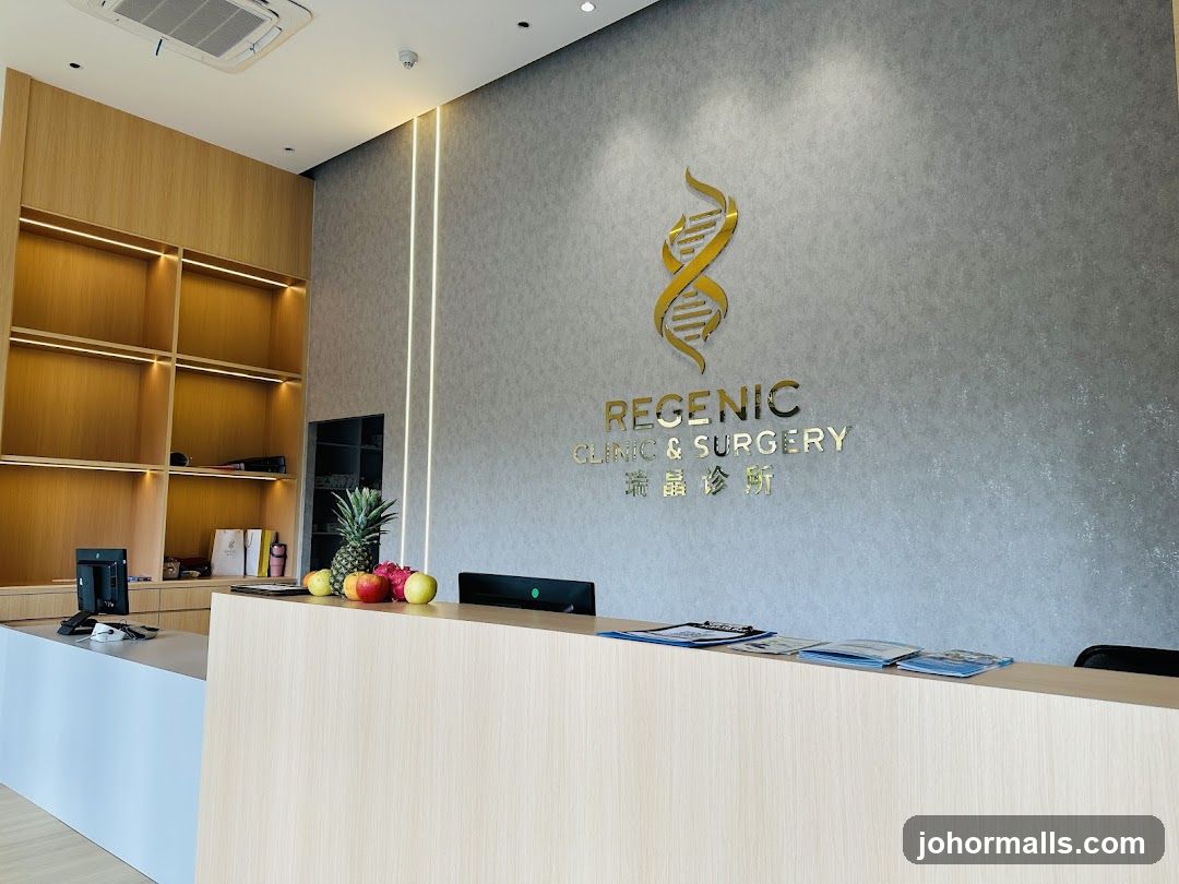Regenic Clinic & Surgery Reception Area