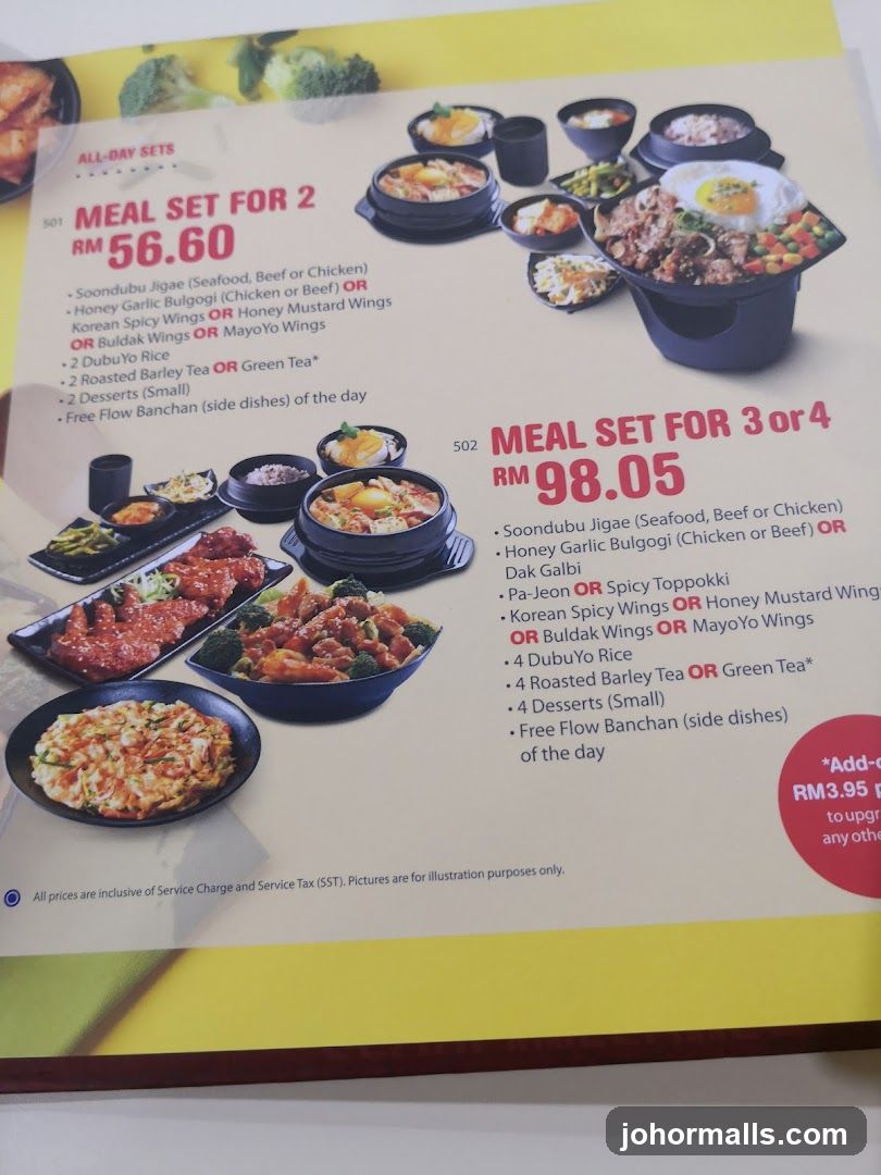 All-Day Sets Menu