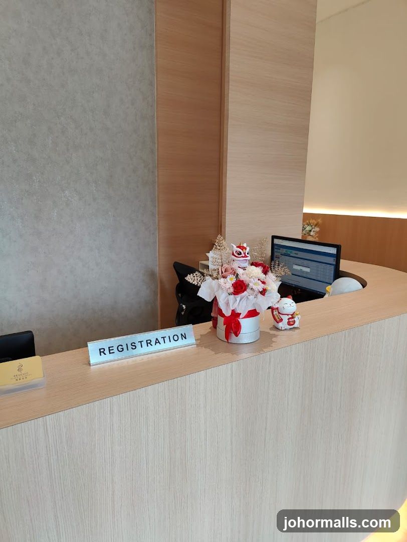 Registration Desk Interior