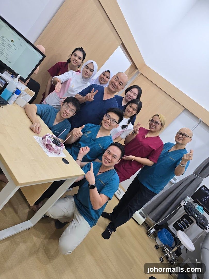 Team Photo in Clinic Interior